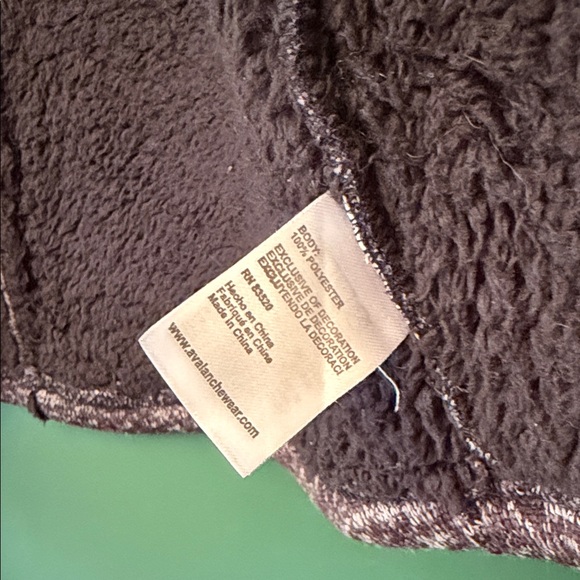 Avalanche Charcoal Womens S Sherpa-Fleece Lined Tunic Jacket Winter - Picture 8 of 9